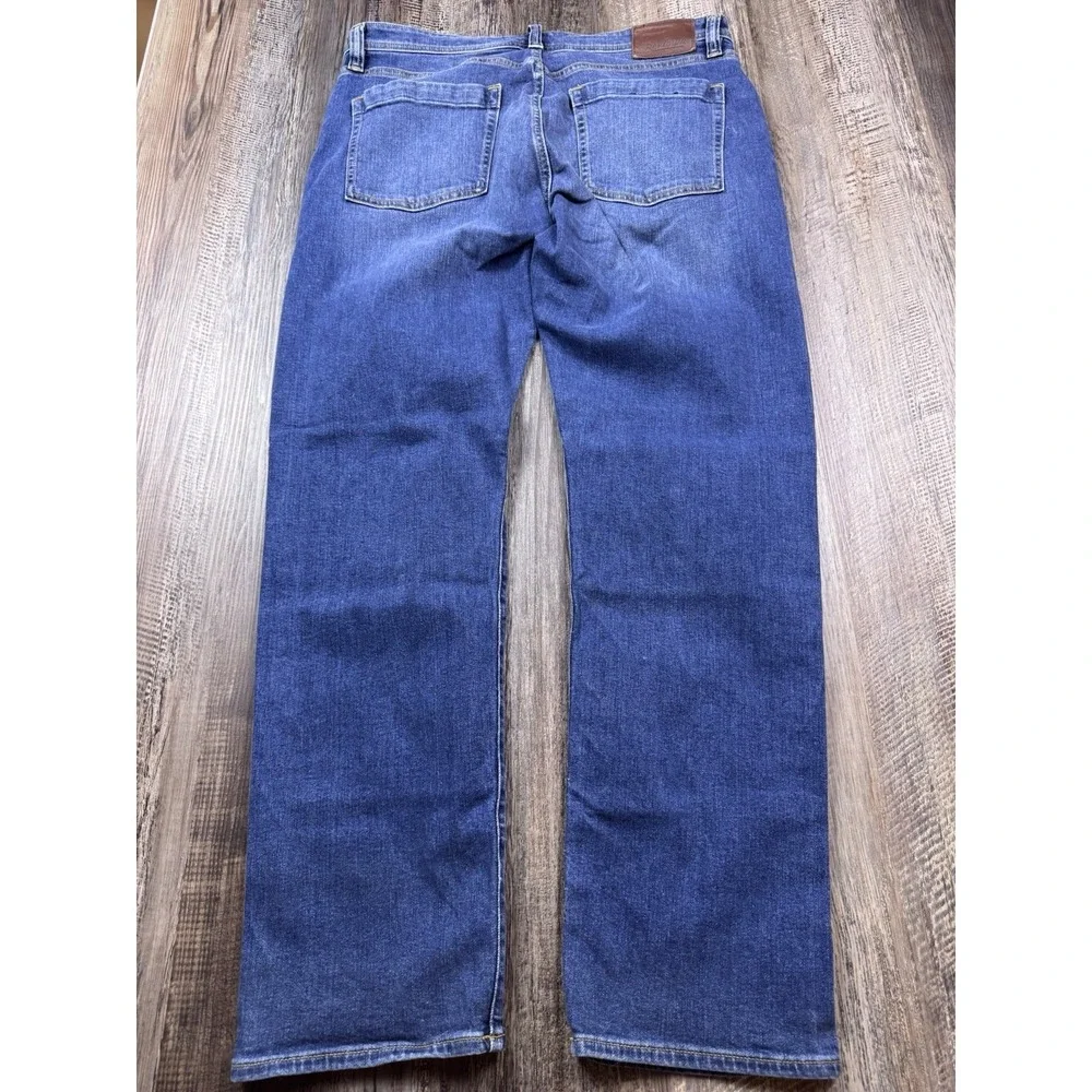 Revtown Decade Denim Jeans Mens 34x30‎ Blue Automatic Stretch Straight Leg